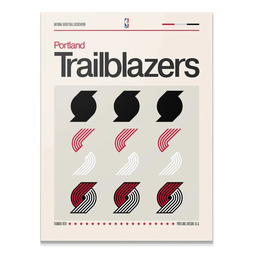 Deconstructed Logo - Blazers