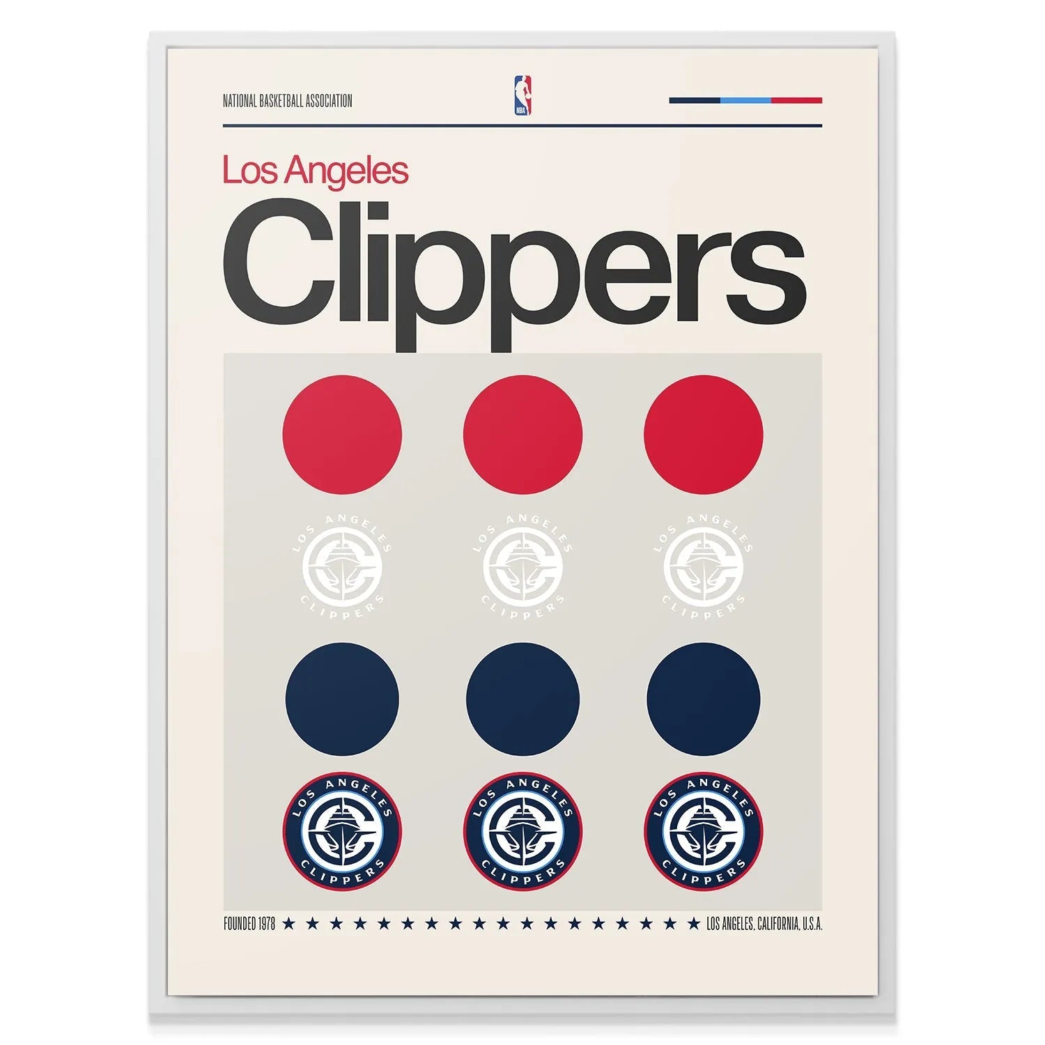 Macro shot focusing on the texture of the matte paper used for the Deconstructed Logo - Clippers artwork.