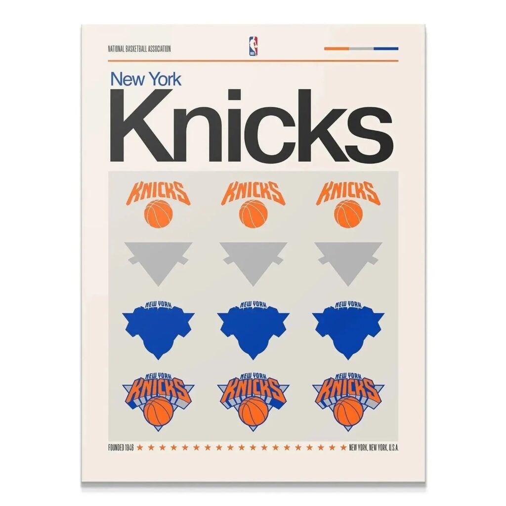 Deconstructed Logo - Knicks
