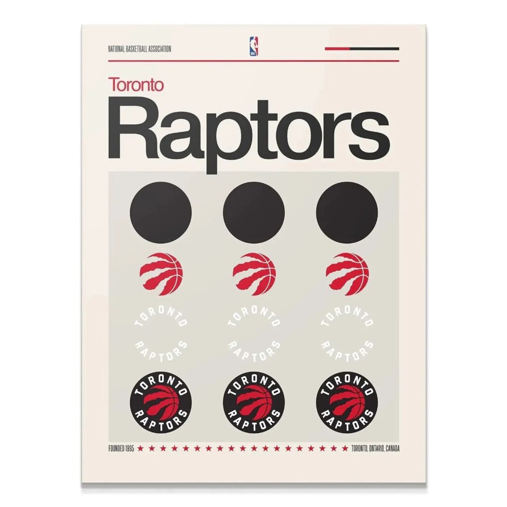 Deconstructed Logo - Raptors