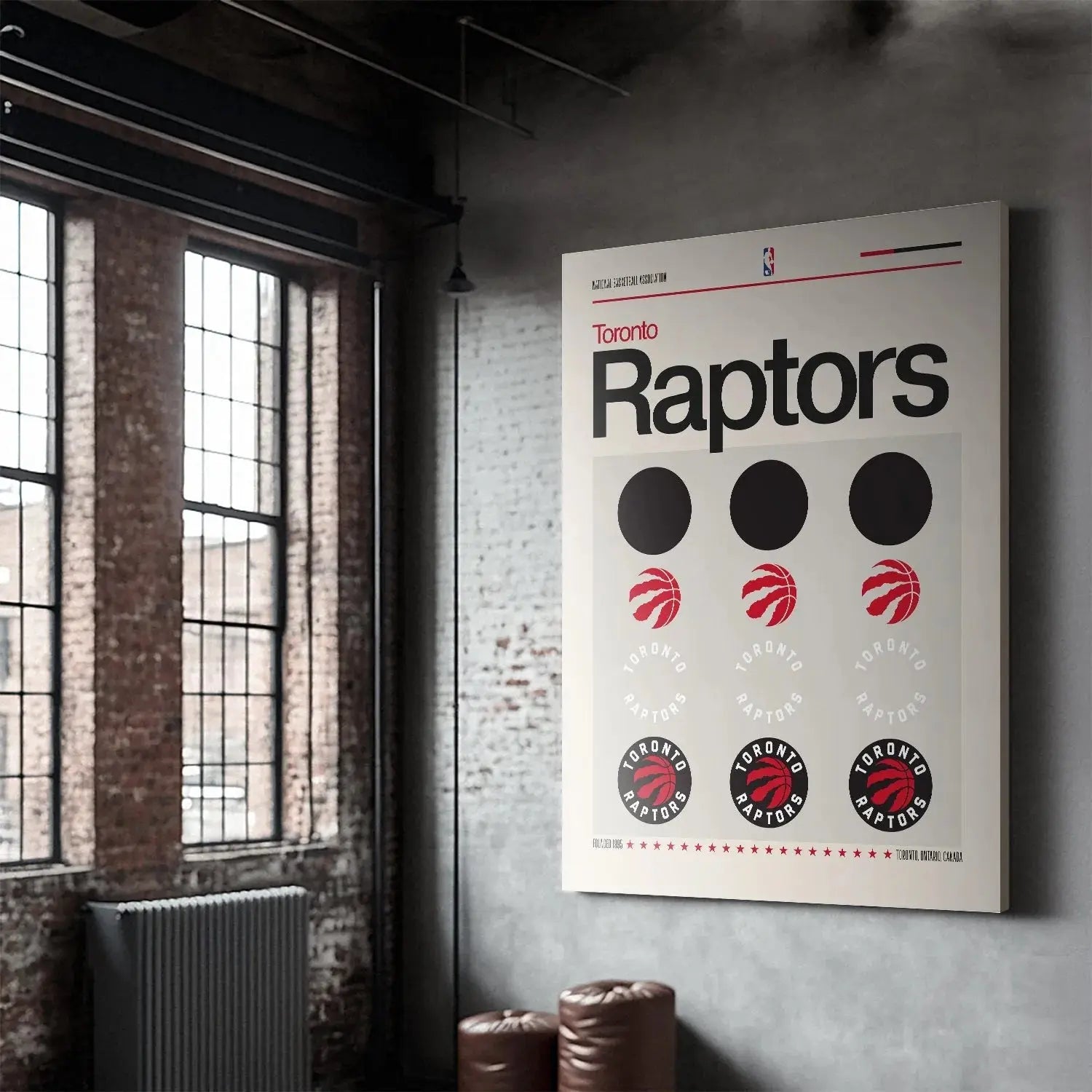 Macro texture shot highlighting the archival paper quality of the Deconstructed Logo - Raptors artwork.