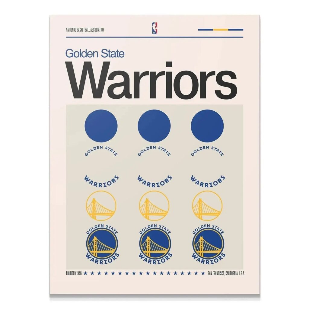 Deconstructed Logo - Warriors