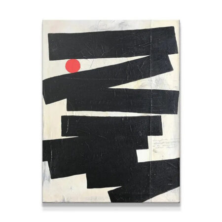 Full view of the abstract geometric artwork titled 'Disrupt'.
