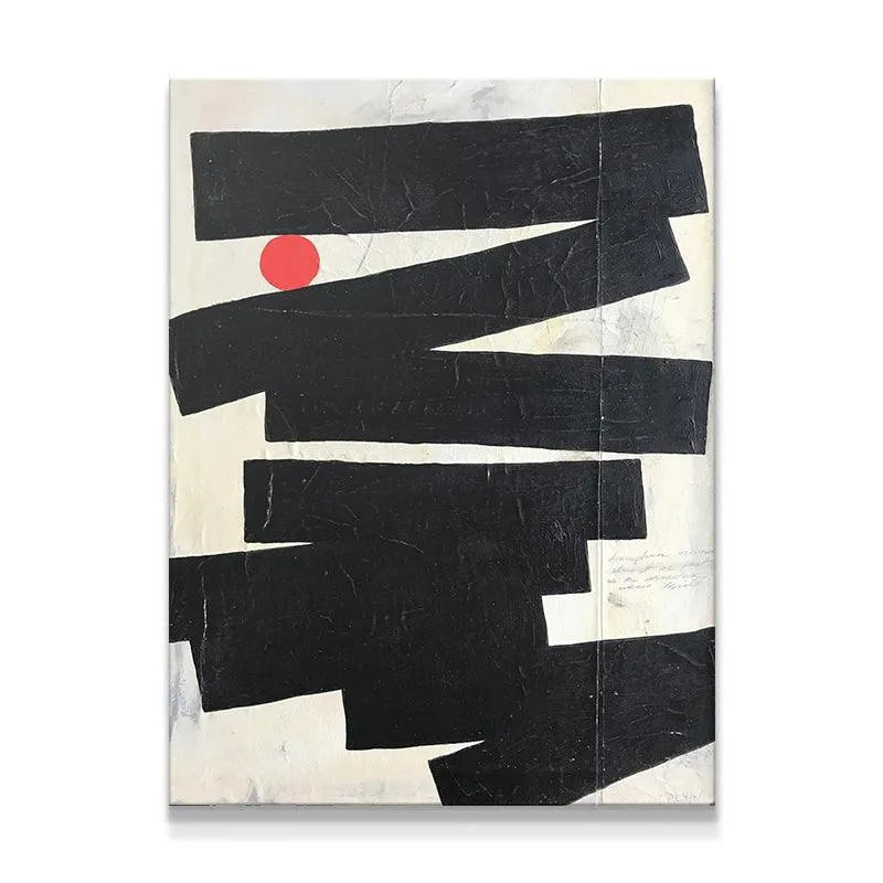 Full view of the abstract geometric artwork titled 'Disrupt'.