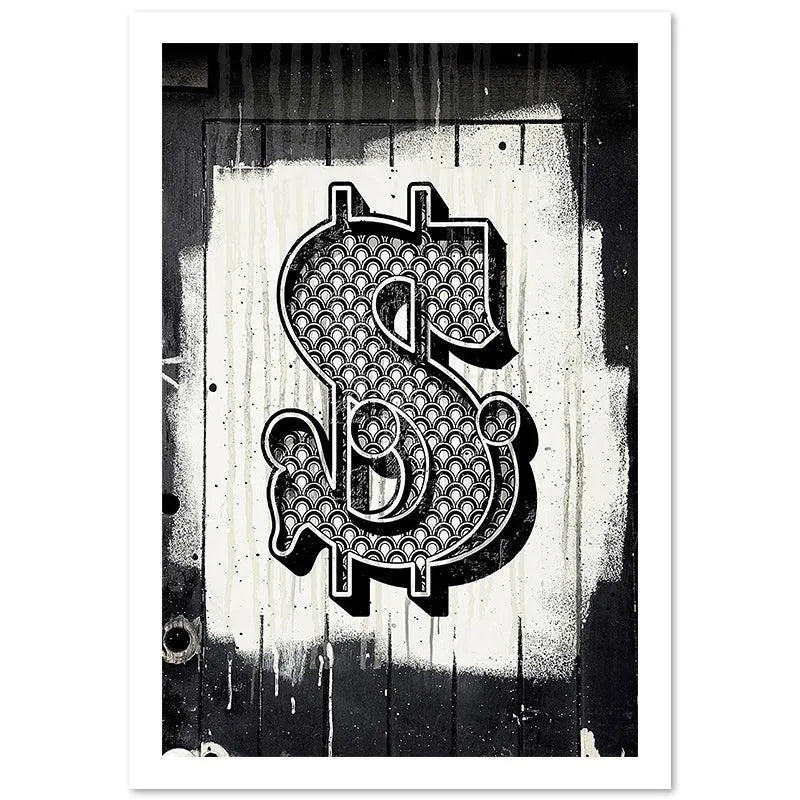 Dollar Sign canvas 12