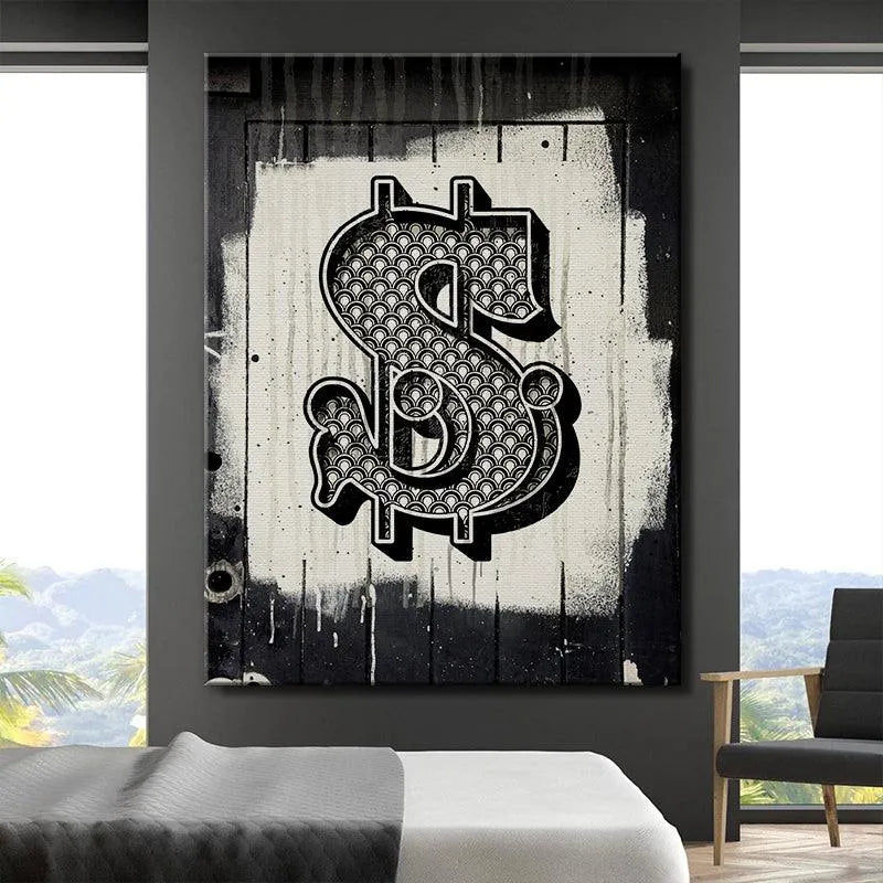 Dollar Sign canvas 14