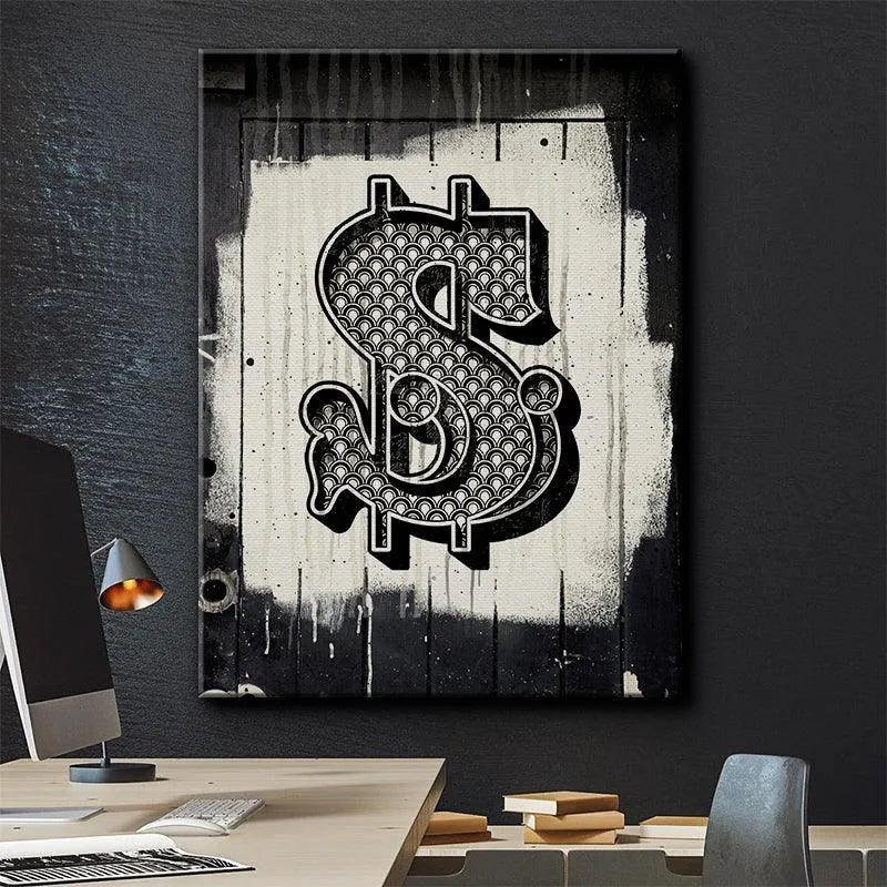 Dollar Sign canvas 15