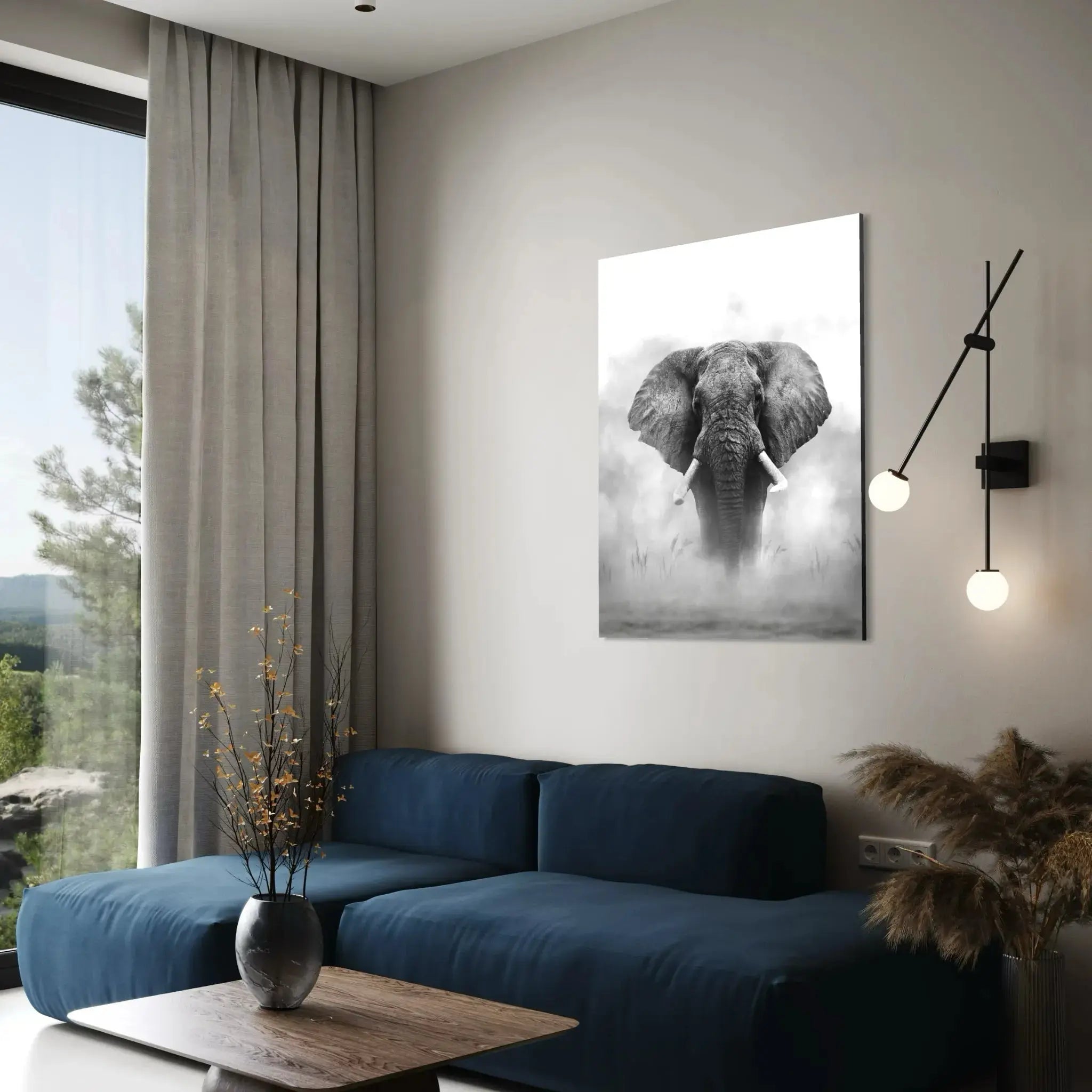 Elegant Elephant Print