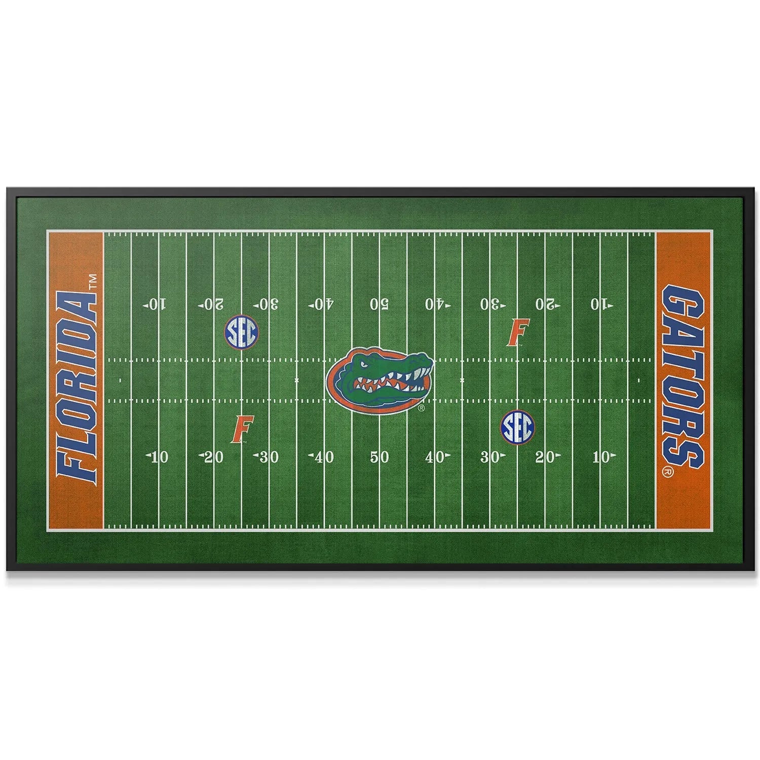 Detailed texture close-up showing the synthetic grass pattern of the Florida - Full Field art.