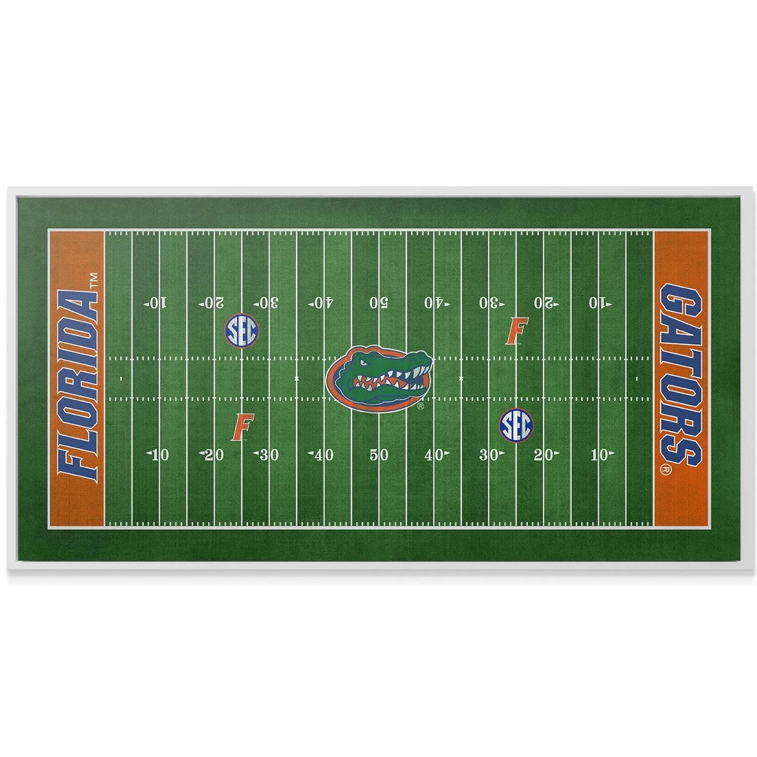 Midfield Gator mascot logo clearly visible on the Florida - Full Field product.