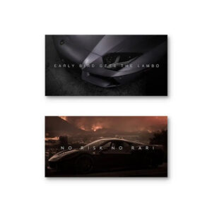 Frank Have Mercy Set Wall Art Close-up of the Lamborghini front bumper detail in the Frank Have Mercy Set print.