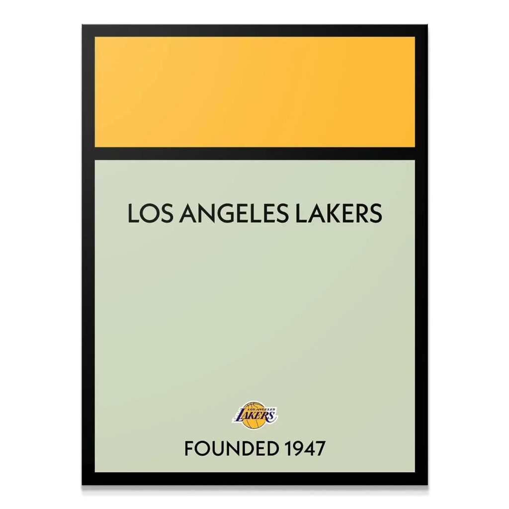 Game Board - Lakers