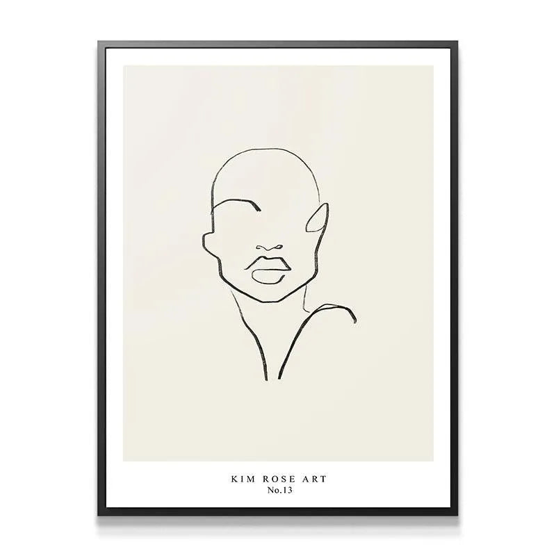 Close-up on the lips and expressive facial structure detail of the Goddess - White poster
