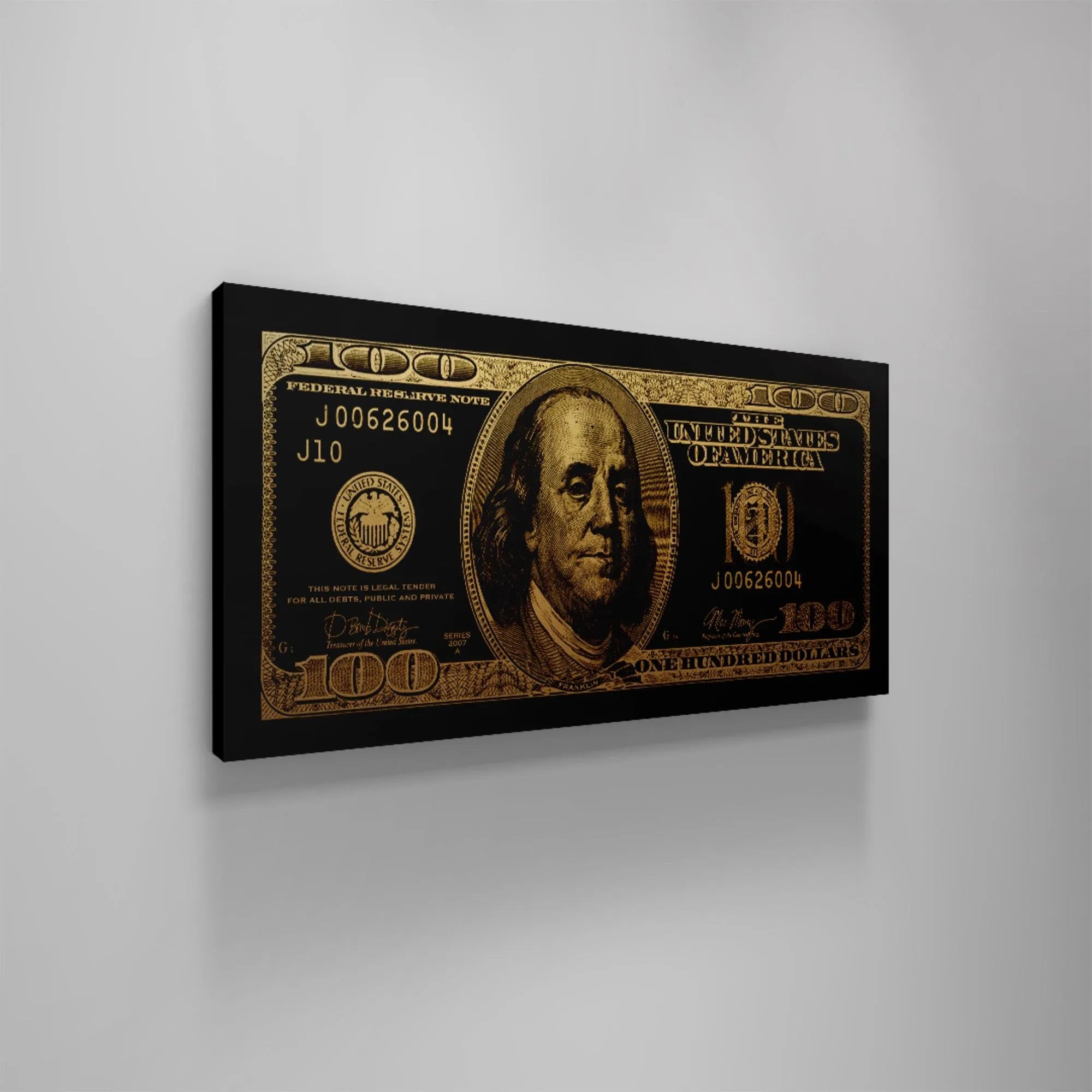 The United States of America header in brilliant gold lettering on the Gold Standard canvas.