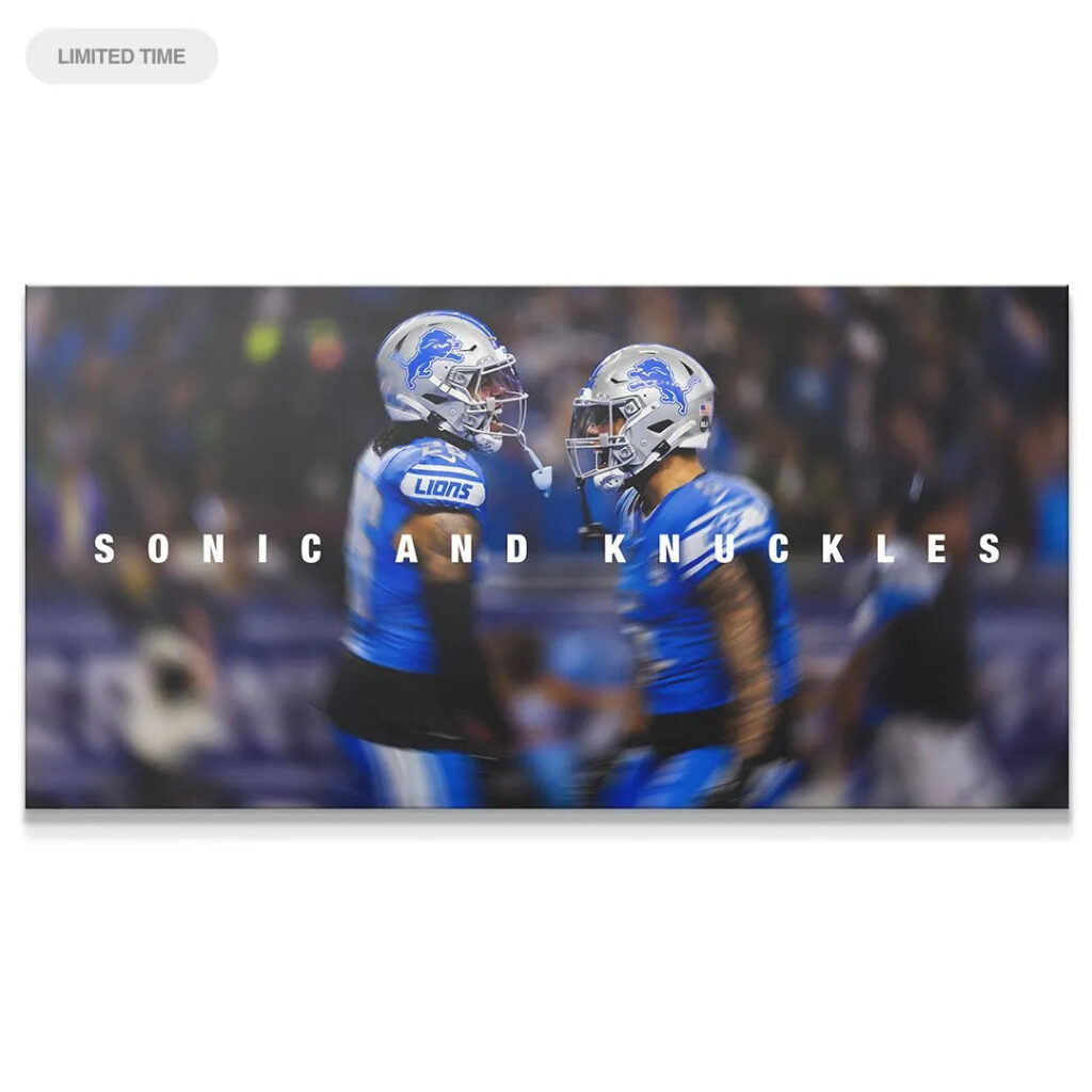 Jahmyr Gibbs & David Montgomery - Sonic & Knuckles