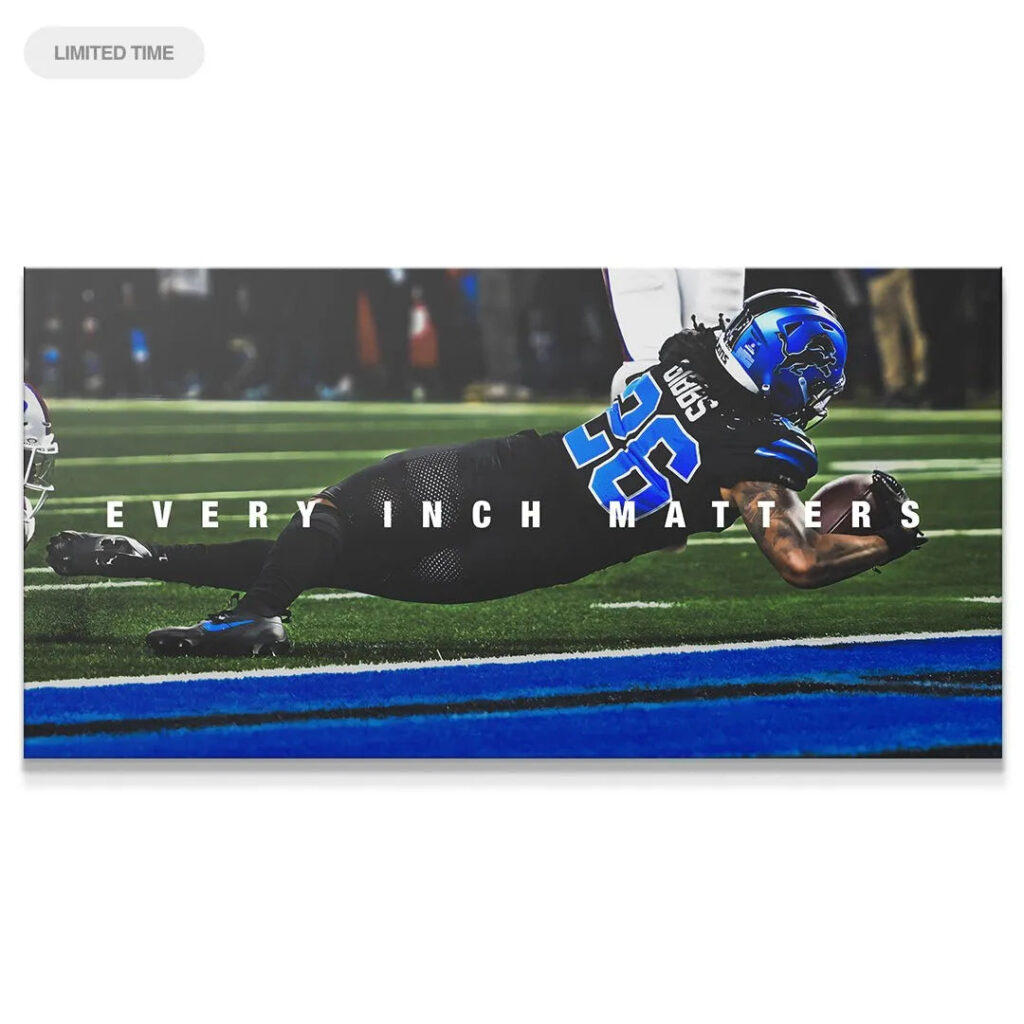 Jahmyr Gibbs - Every Inch Matters