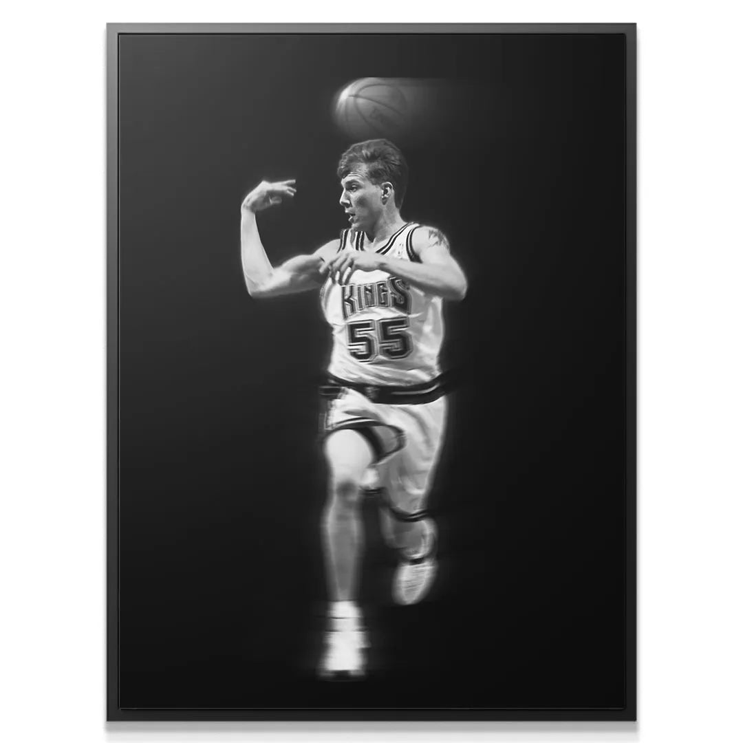 Close-up on the jersey texture of Kings #55, featuring Jason Williams - #1.