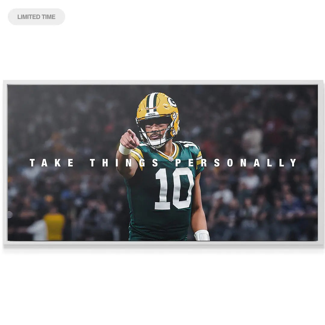 Jordan Love - Take Things Personally - Premium NBA Basketball Canvas Wall Art by MasterPeaceWall