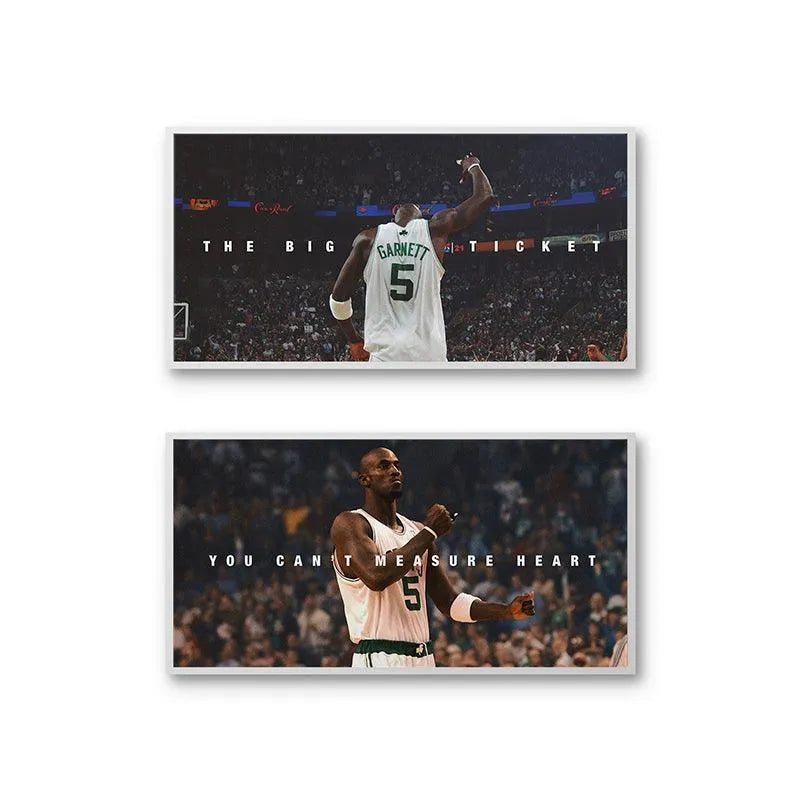 Detailed texture representation of the paper finish used for the posters in Kevin Garnett - Set 2.