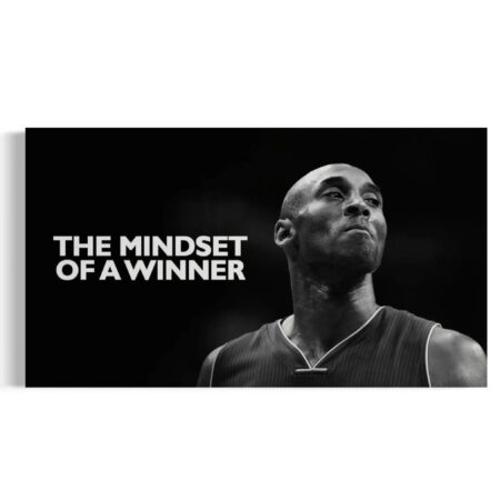 Kobe Bryant Canvas Wall Art – The Mindset of a Winner