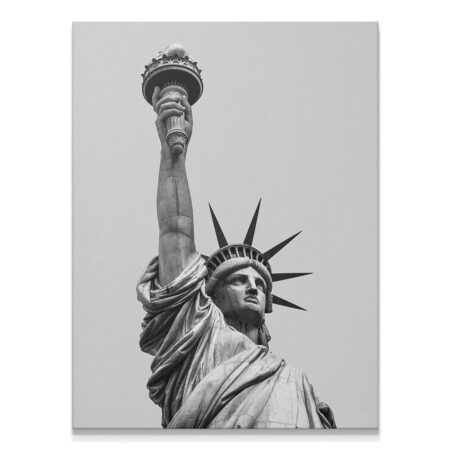 Close-up portrait of the statue’s head and crown detailing the texture of Lady Liberty 2.
