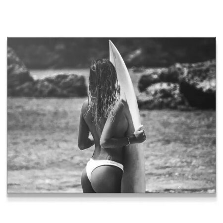 Close-up of the subject's wet hair and back in the 'Lost Top' photograph.