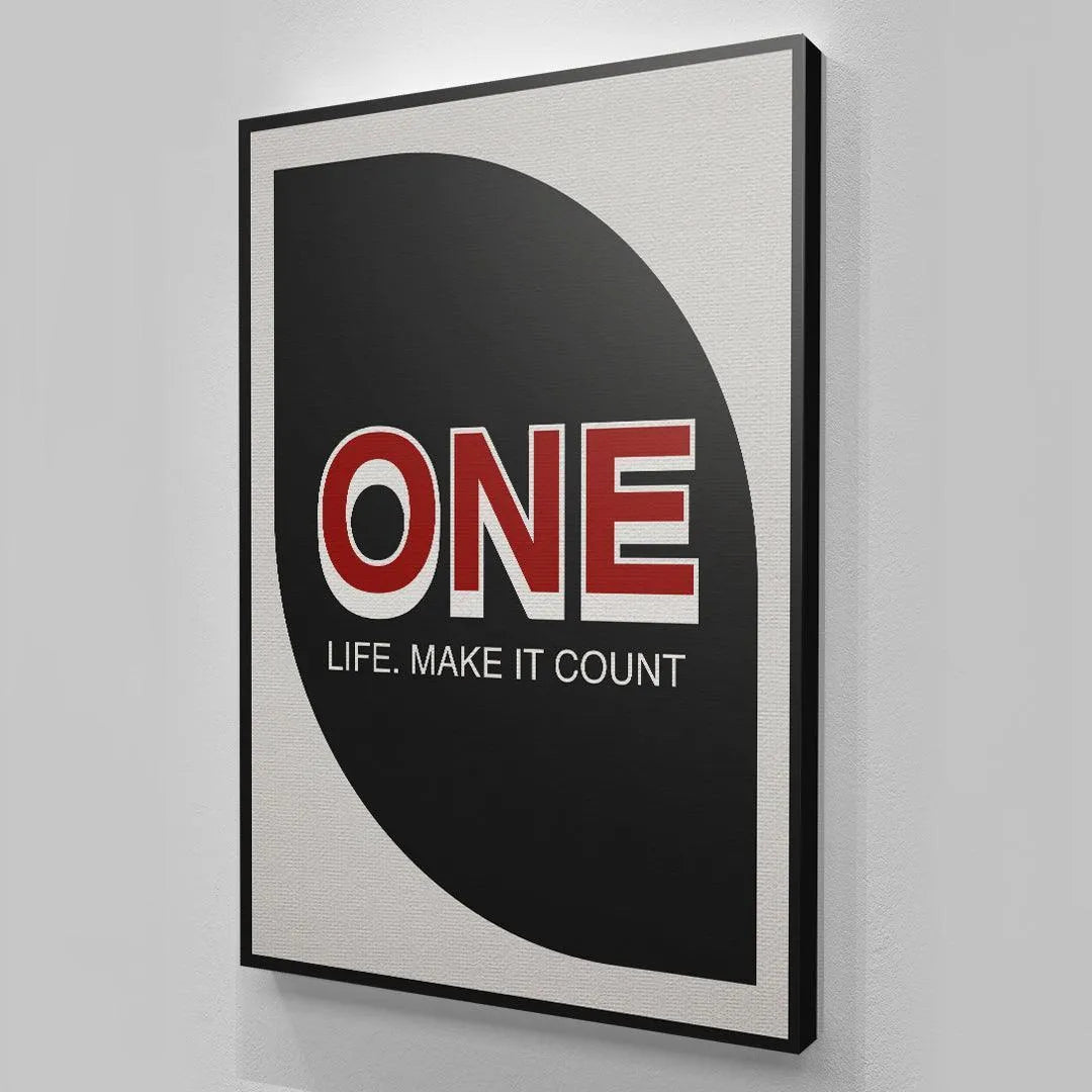 High-resolution rendering of the geometric half-circle design that helps 'Make It Count' stand out visually.