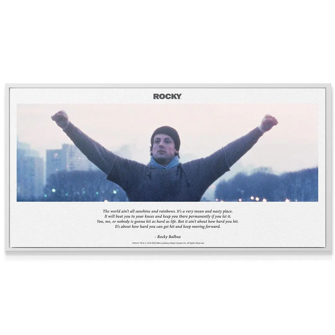 Rocky - Sunshine And Rainbows - Premium NBA Basketball Canvas Wall Art by MasterPeaceWall