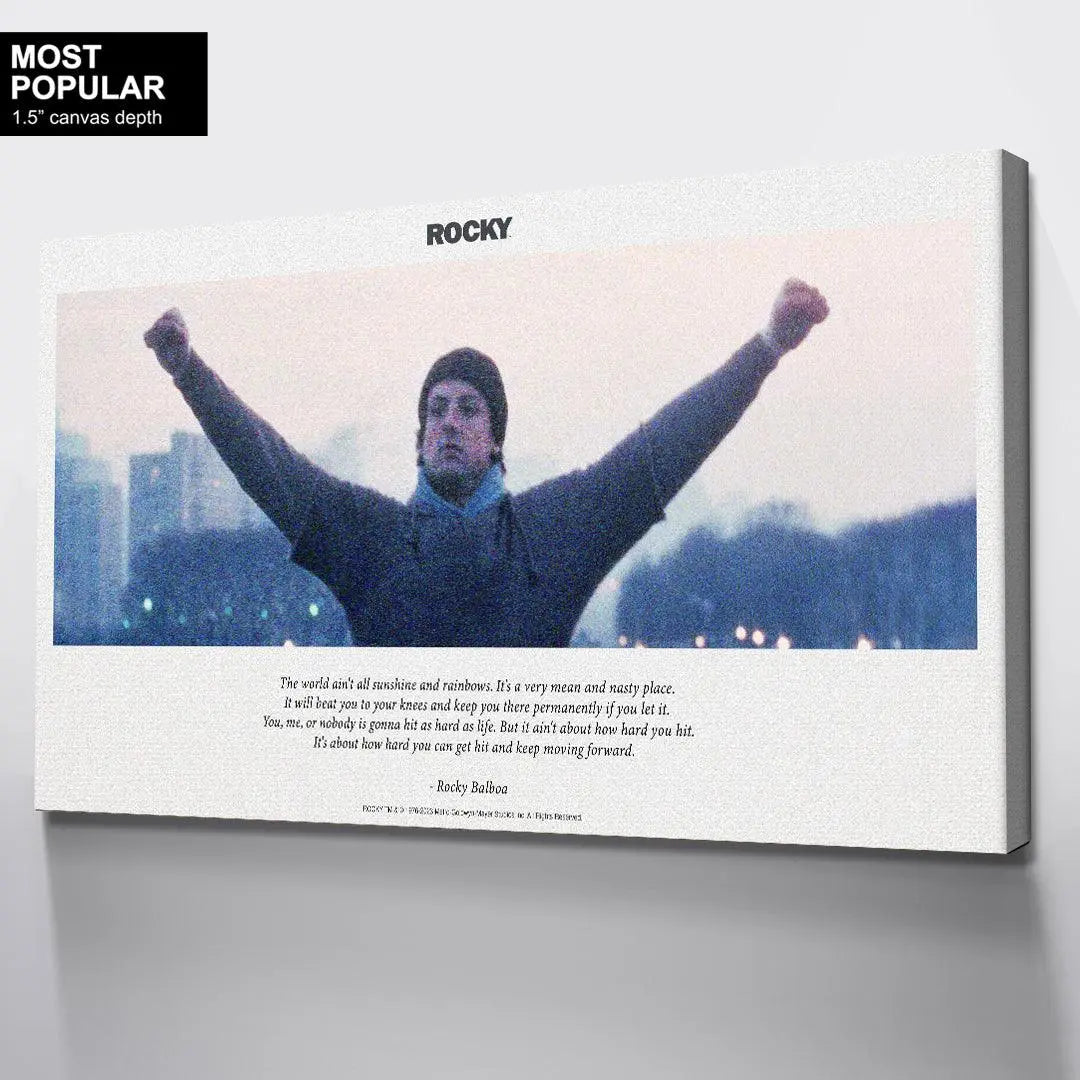 Rocky - Sunshine And Rainbows - Premium NBA Basketball Canvas Wall Art by MasterPeaceWall