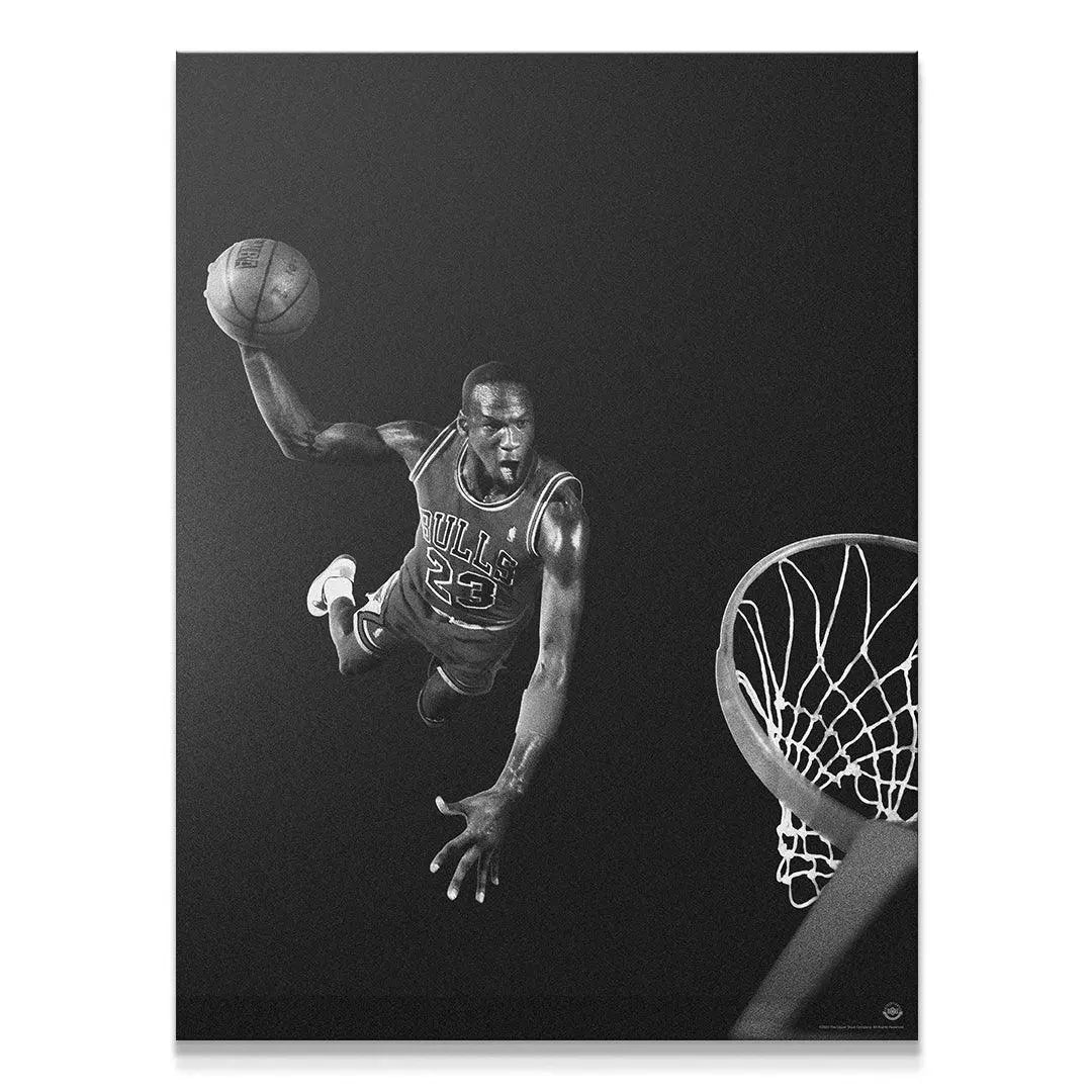 Michael Jordan - The Void - Premium NBA Basketball Canvas Wall Art by MasterPeaceWall