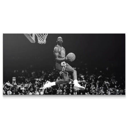 Michael Jordan - Tell Me I Can't (No Quote) - Premium NBA Basketball Canvas Wall Art by MasterPeaceWall