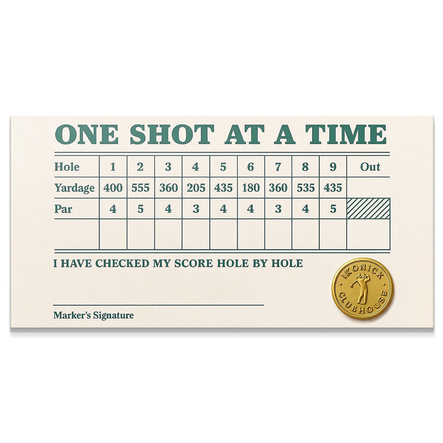 One Shot At A Time