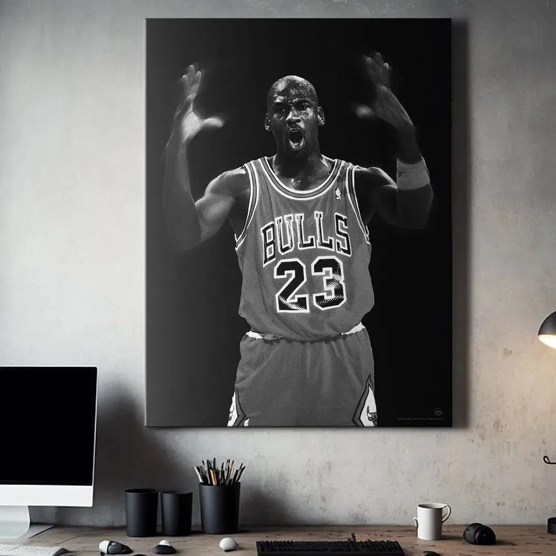 Detailed texture representation of the print material used for 'Michael Jordan - Energy'.