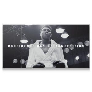 Muhammad Ali – Confidence Has No Competition Wall Art Muhammad Ali - Confidence Has No Competition