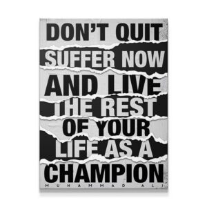 Muhammad Ali – Don’t Quit Wall Art Muhammad Ali - Don't Quit