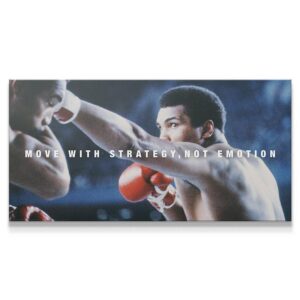 Muhammad Ali – Move With Strategy Wall Art Muhammad Ali - Move With Strategy