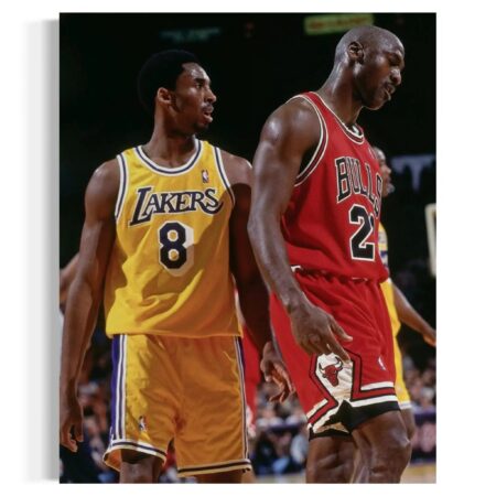 Kobe Bryant and Michael Jordan Art