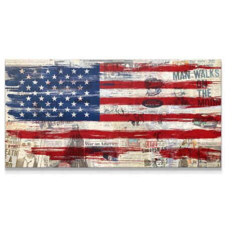 Newspaper USA Flag