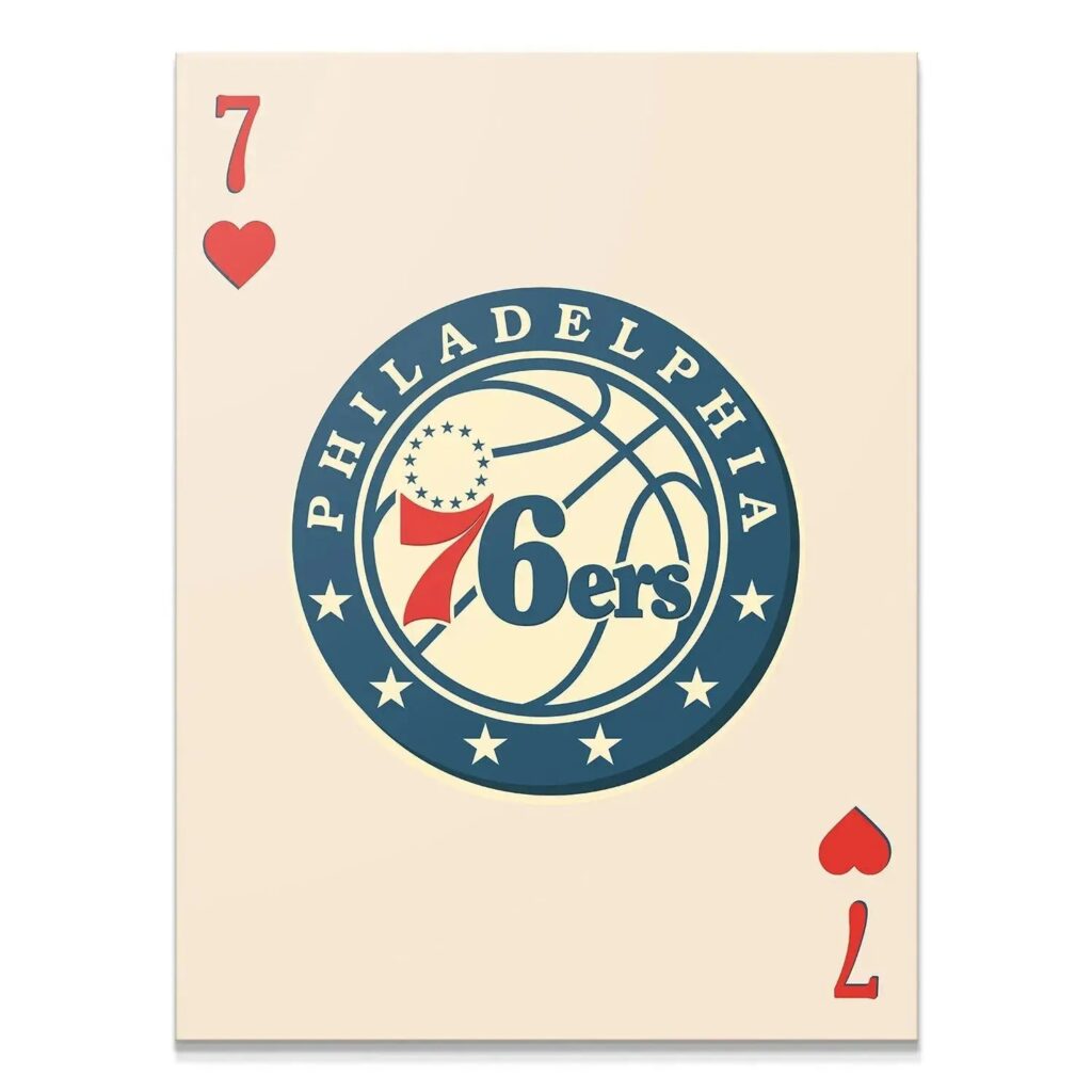 Retro Logo Card - 76ers
