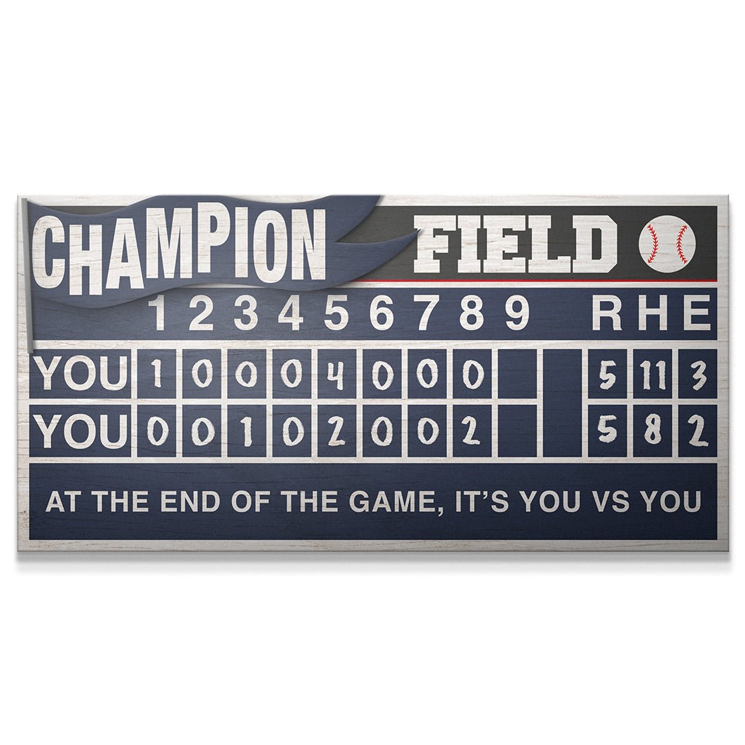 You Vs You Scoreboard