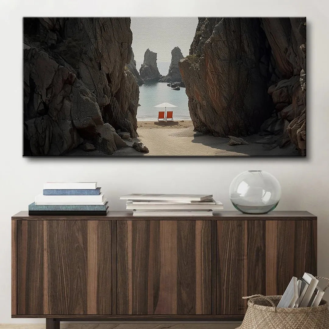 Vibrant lifestyle photo showcasing the tranquility of the Secluded Beach setting.