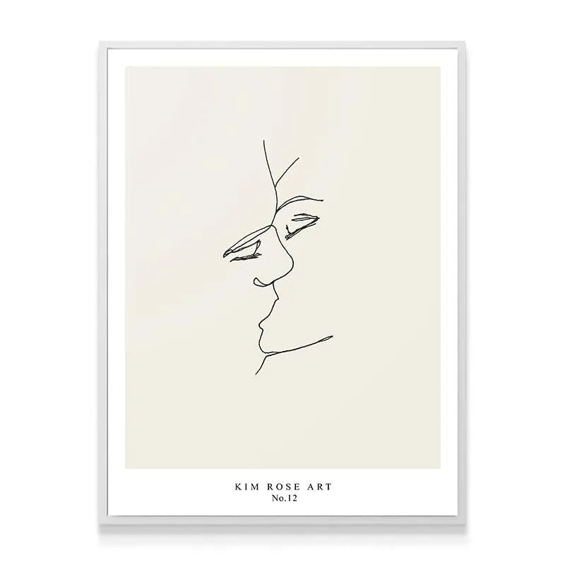 High-resolution texture of the premium matte paper used for the Sun and Moon - White line drawing print.