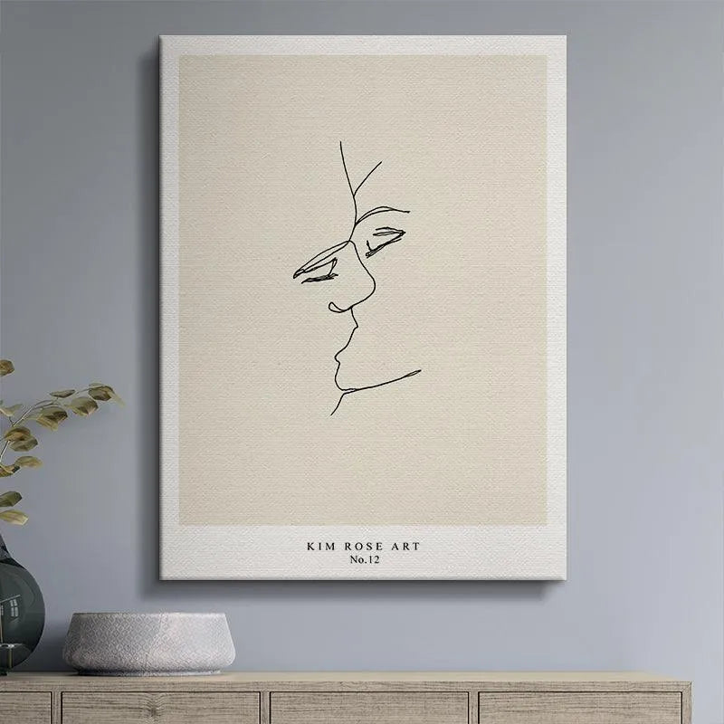 Low angle view emphasizing the subtle creamy tone and clean aesthetic of the Sun and Moon - White poster.