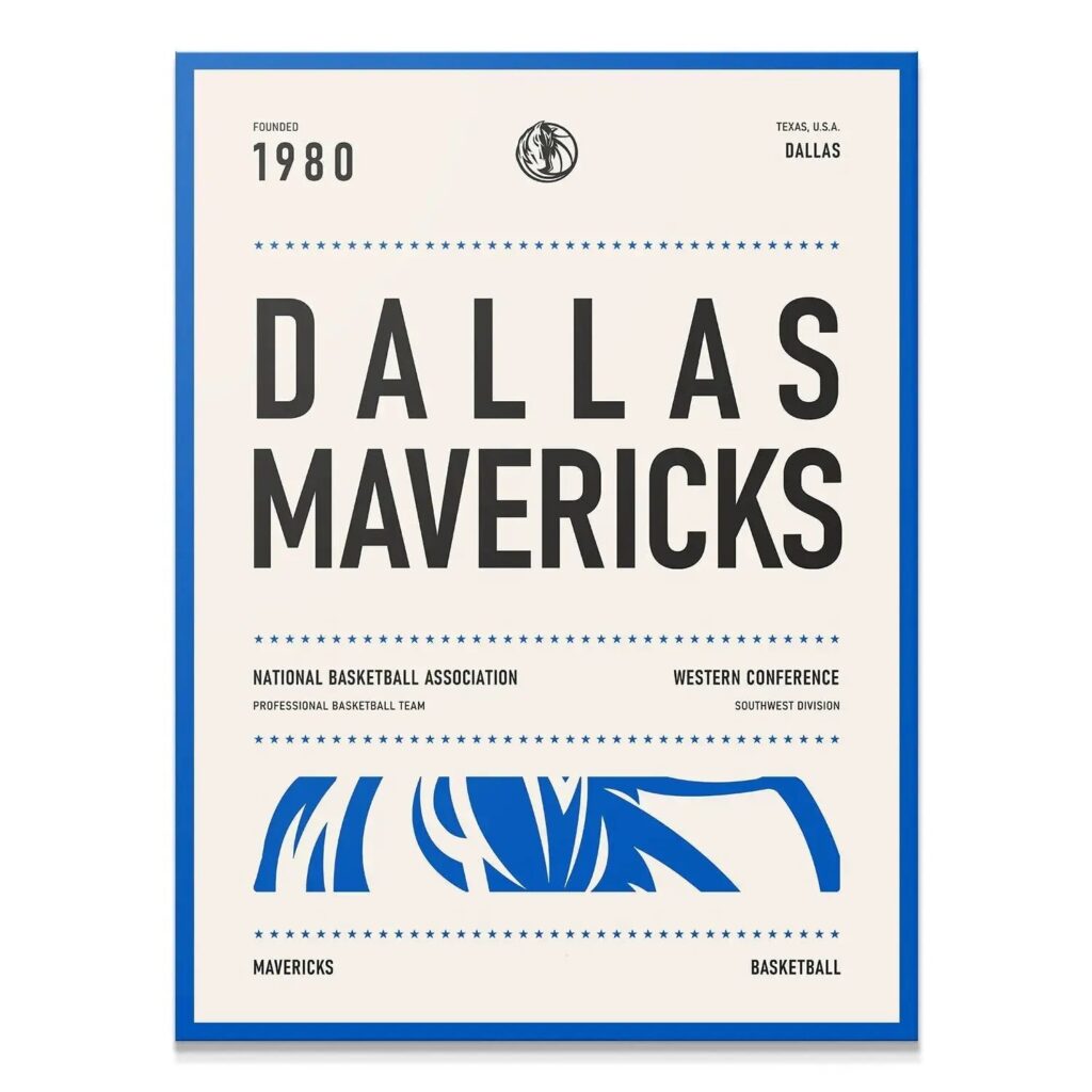 Team Poster - Mavericks