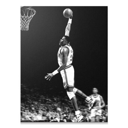Patrick Ewing - Dunk #2 - Premium NBA Basketball Canvas Wall Art by MasterPeaceWall