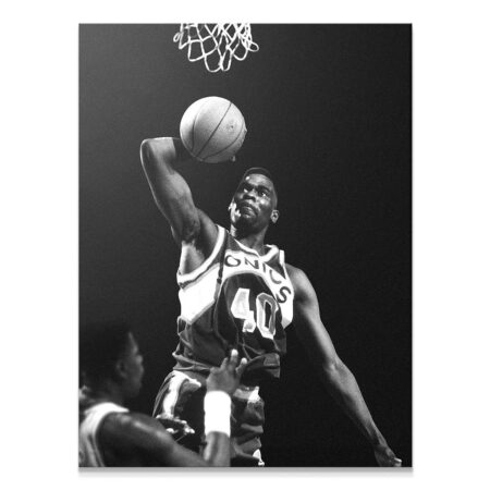 Shawn Kemp - Dunk - Premium NBA Basketball Canvas Wall Art by MasterPeaceWall