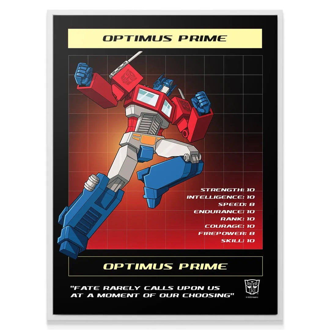 Low angle shot showcasing the dynamic leaping action pose in the 'Transformers - Fate' artwork.