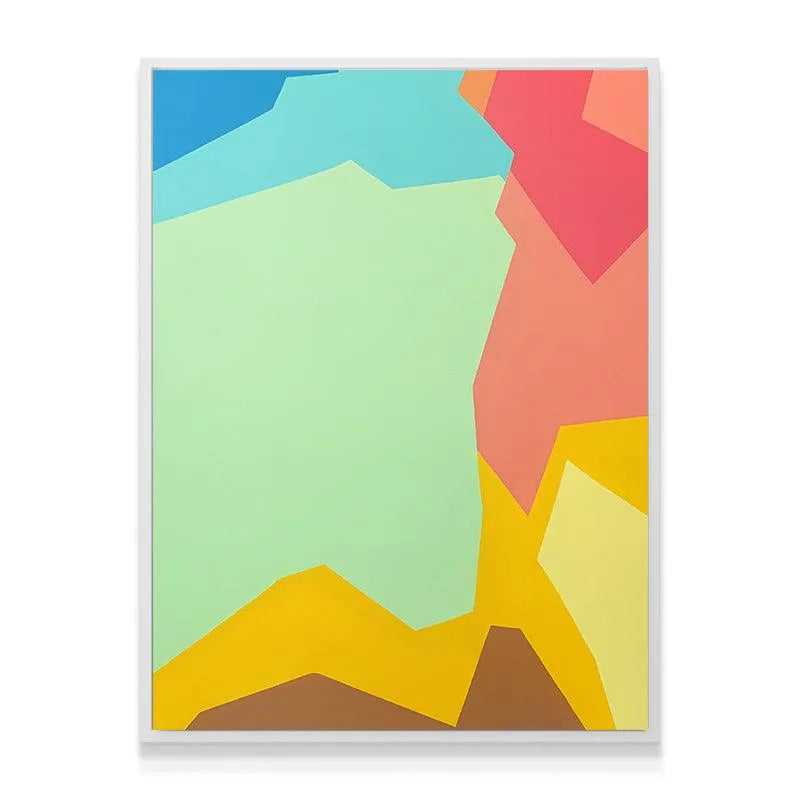 Studio lighting showcasing the smooth texture and sharp edges of the canvas VANGOGHScliff1.