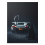 Wolf Countach Wall Art Wolf Countach