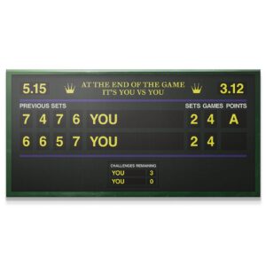 You vs You Tennis Wall Art You vs You Tennis